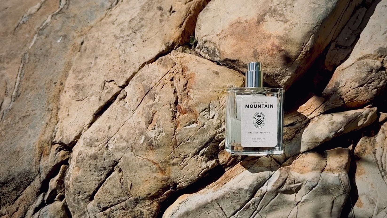 Mountain perfume against the beautiful rocks